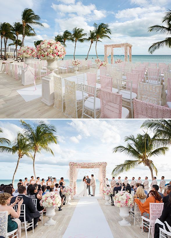 Destination Weddings, Beach Wedding, Pink Wedding, Wedding Decorations || Colin Cowie Weddings