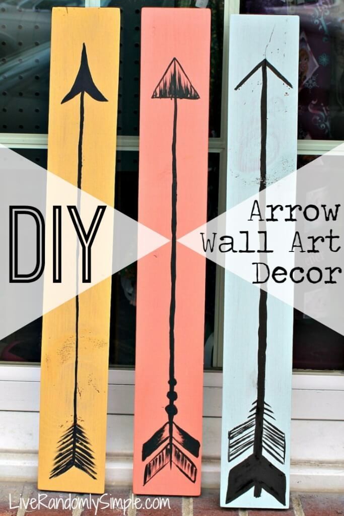 DIY Boho Wooden Arrow Decor | Live Randomly Simple