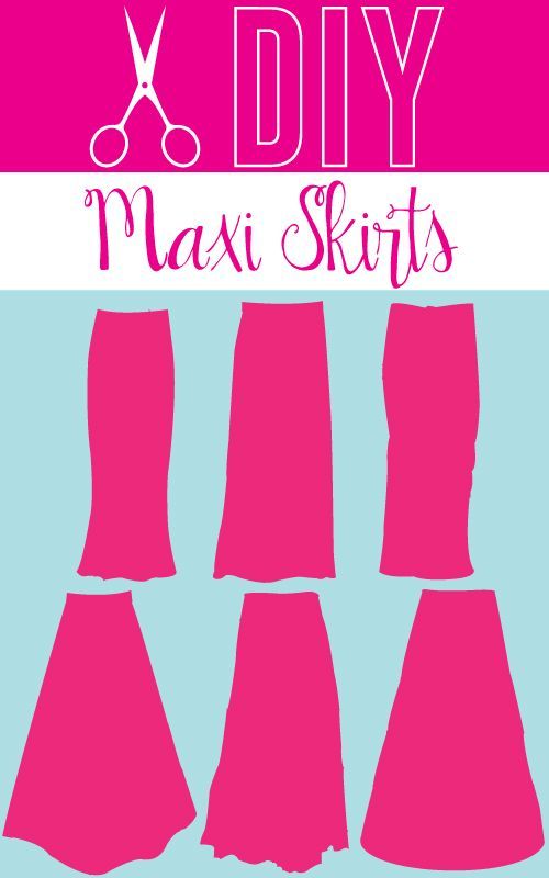 DIY maxi skirts you must try!