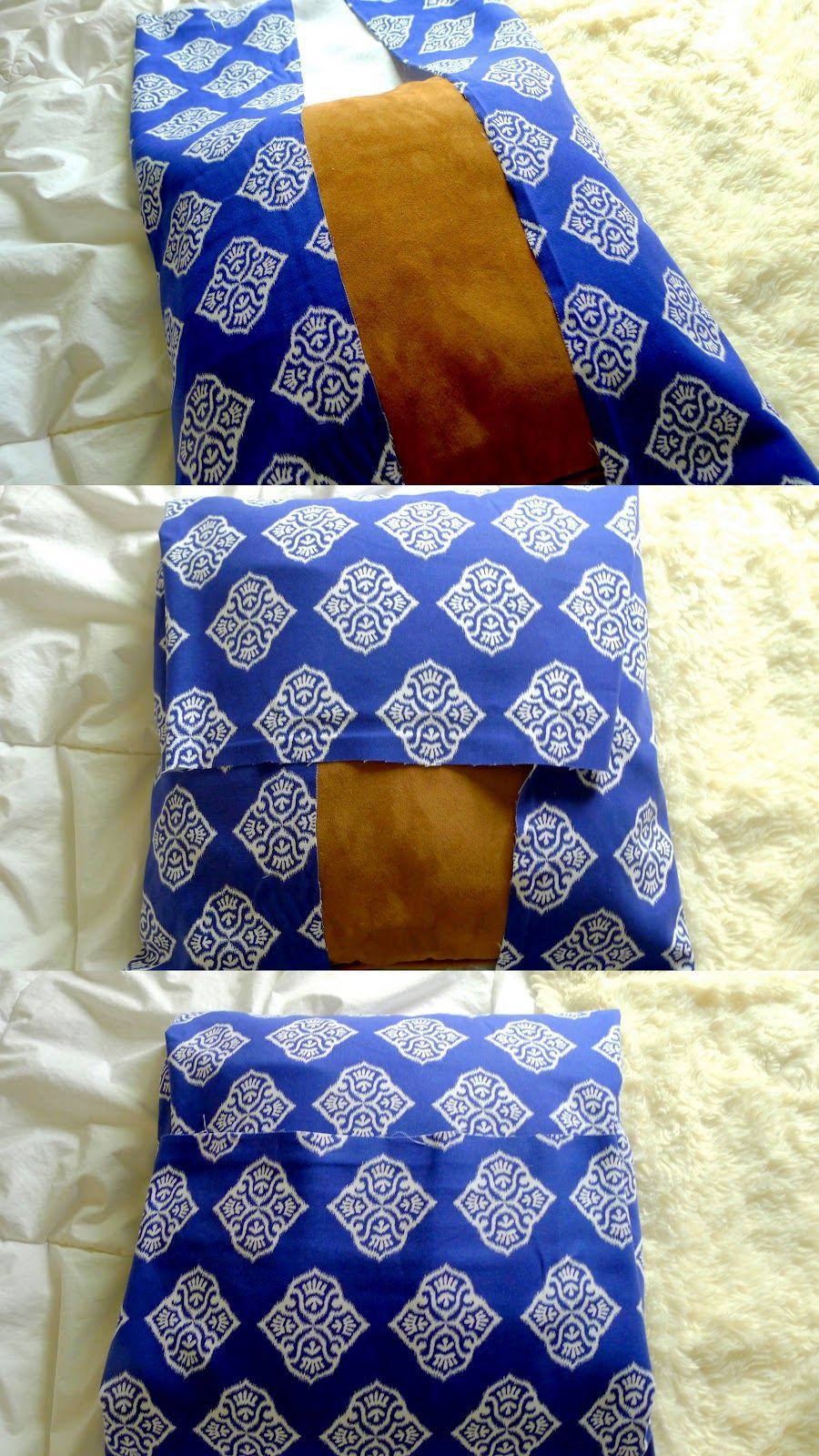 DIY: No- Sew Pillow (10 minute project that costs less than a drink at Starbucks)