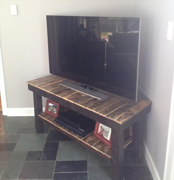DIY Pallet TV Stand / Media #Console !! | Pallet Furniture DIY