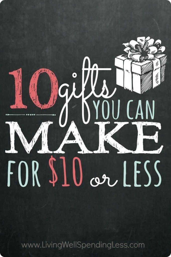 Does your gift list exceed your budget this year? Don’t miss these 10 fantastic (and super easy) gifts you can make $10 or less!