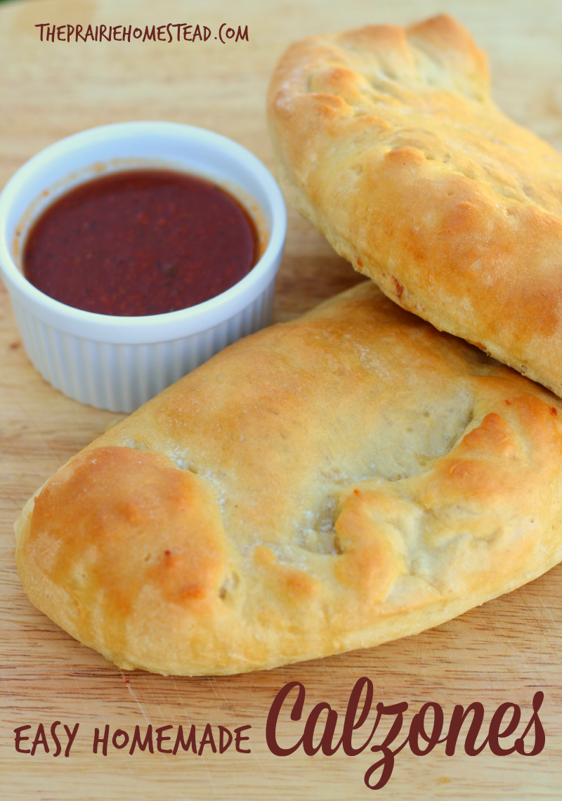 Easy Homemade Calzones– a fun twist to pizza night!