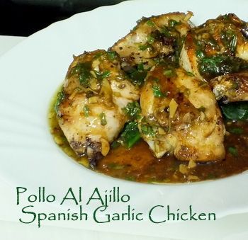 Garlic Chicken – Pollo al Ajillo – Spanish Recipe With Lemon and Aromatic Herbs.