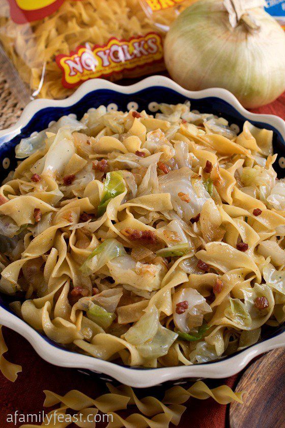 Haluski – A simple,rustic and traditional dish made with fried cabbage and noodles. Pure, delicious comfort food!