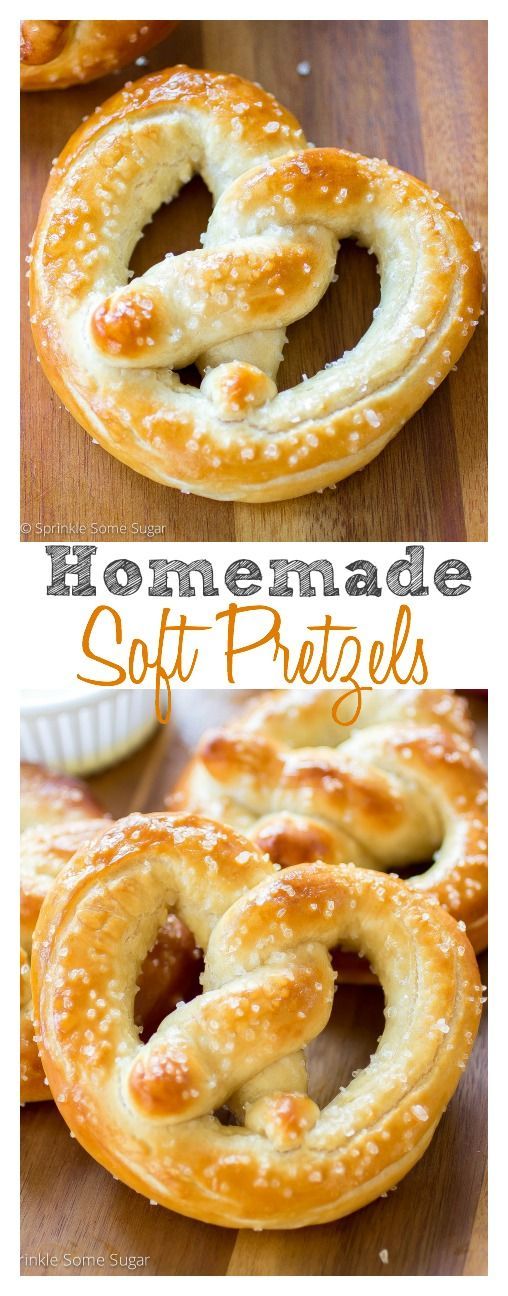 Homemade Soft Pretzels. So soft, so buttery, they’re better than any food chain!