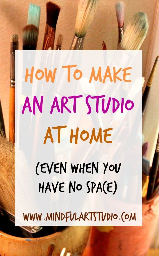 How to Make an Art Studio at Home: 12 inventive ideas on how to carve out a space for art making, even in the tiniest homes.