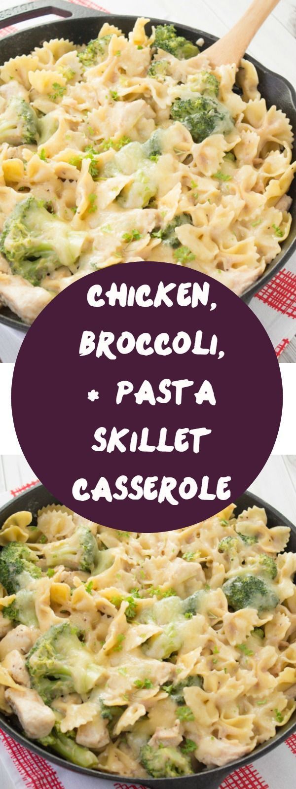 If you are a fan of pasta recipes, then you are going to love this chicken pasta casserole! It’s packed with broccoli, pasta,