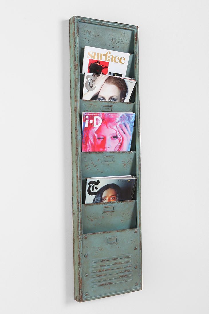 Industrial Magazine Rack – will this solve my love/hate relationship with magazines?