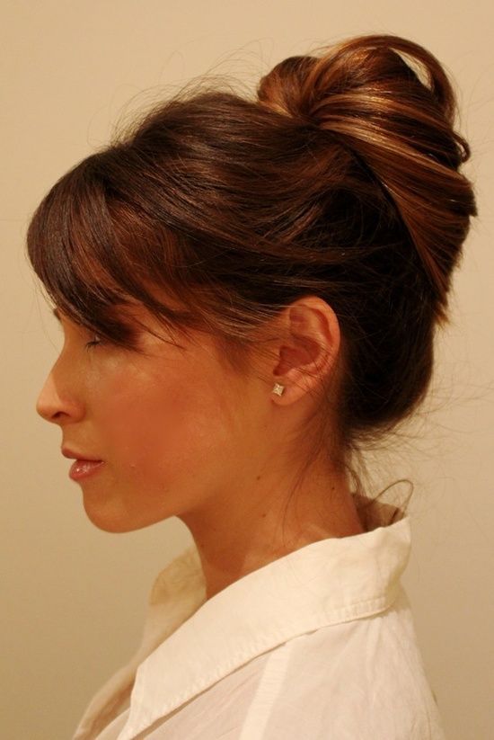 Inside out pony tail technique-quick updo for days I don’t want to spend time on my hair