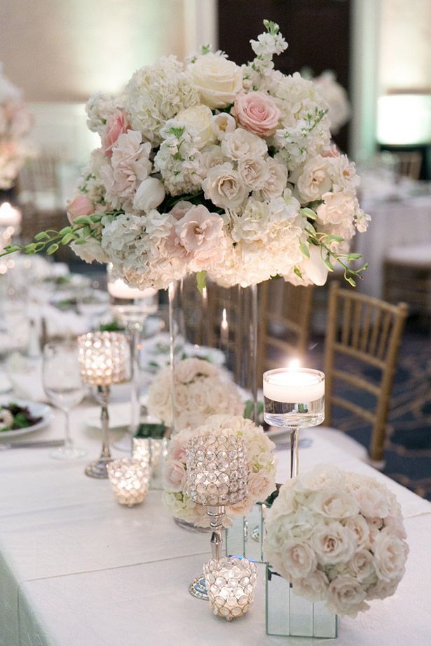 Ivory, blush and bling ~ Photographer:  Arte De Vie, Kim Starr Wise Floral Events