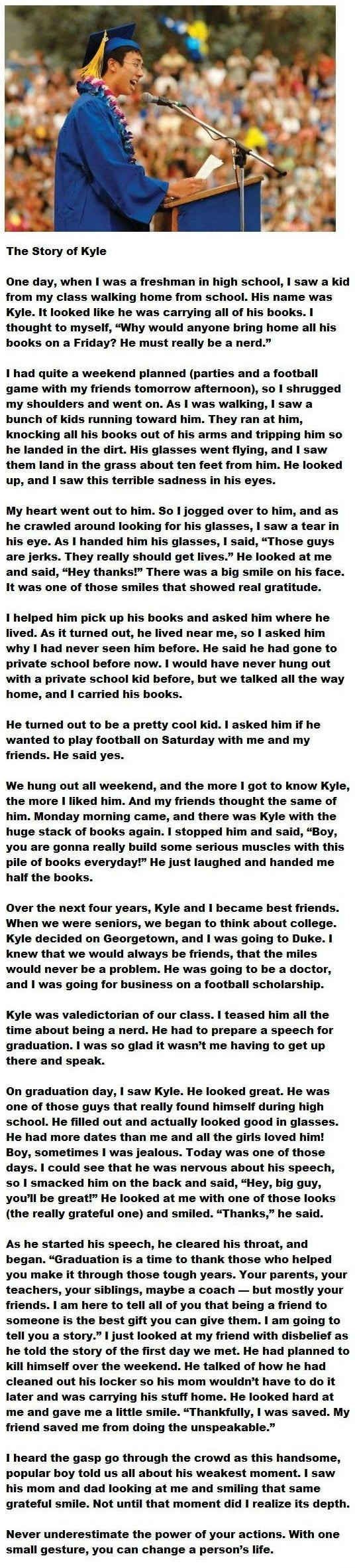 Kyle’s story: | 33 Pictures That Will Make You Proud To Be A Human Being Again
