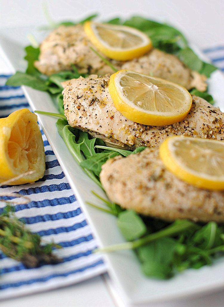 Lemon Chicken with Thyme – one of my favorite go-to clean recipes!