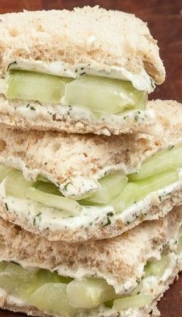 Lemon Cucumber Cream Cheese Sandwiches ~ When it’s spring or summer we always crave for some light veggie snack that won’t