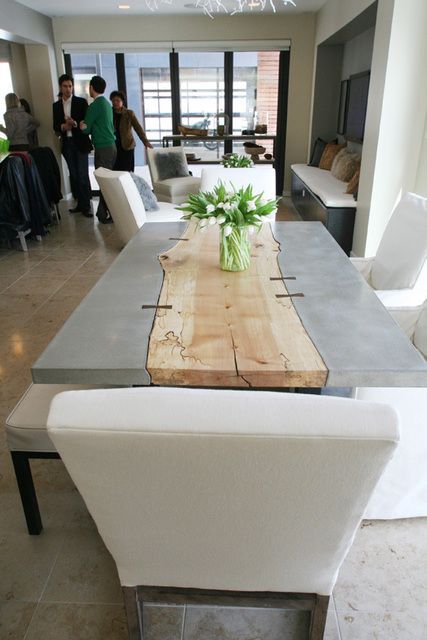 Love this! If I had a log saw, I’d def make some stuff like this!! Inbound Thread: DECOR – wood / concrete dining table