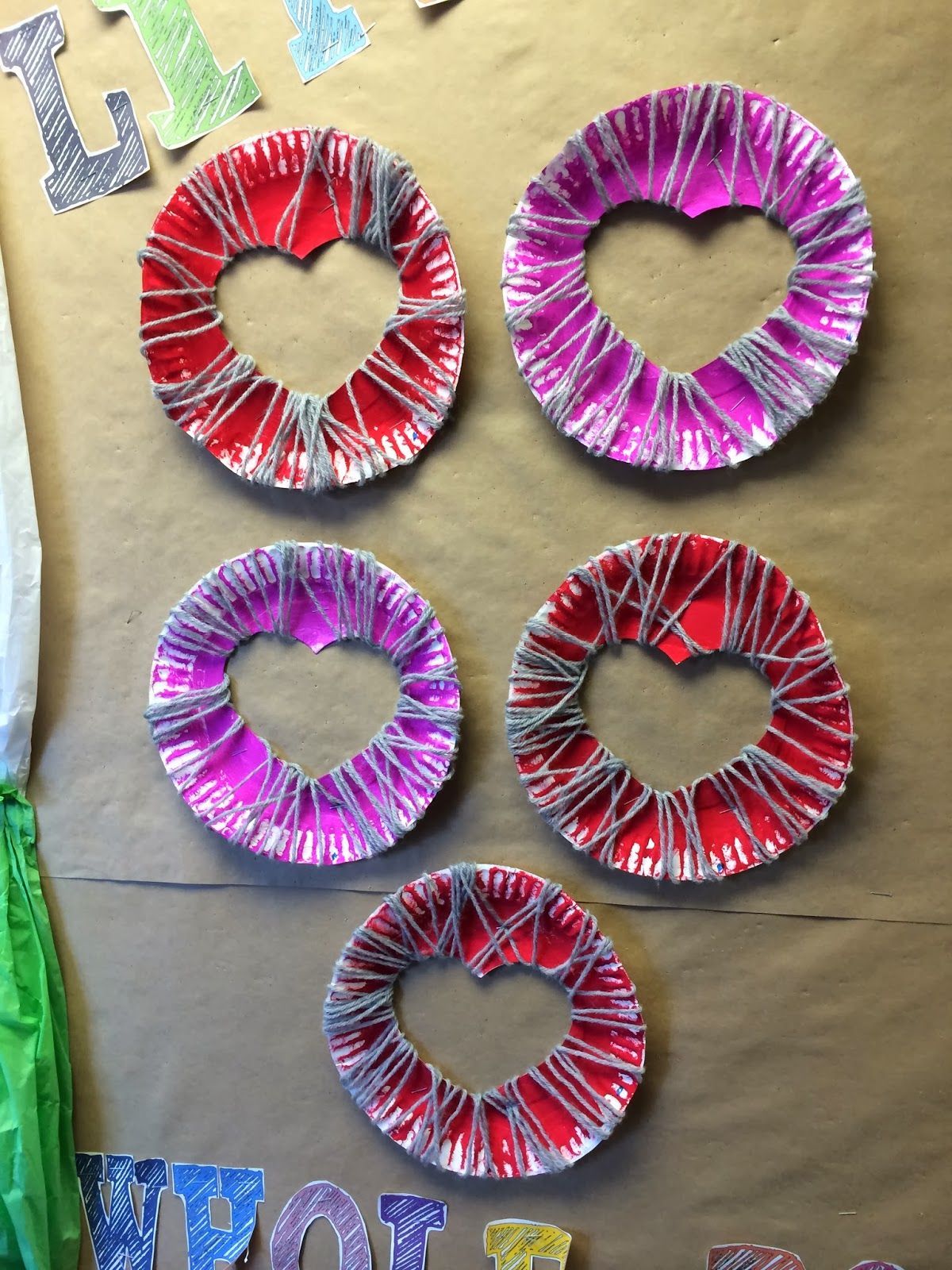 Making “Exploding Hearts” to practice fine motor control and to celebrate Valentine’s Day. Students work with the concept of
