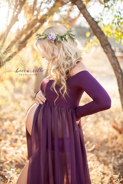 Maternity Gown / Kaleigh Gown with Miriam by SewTrendyAccessories
