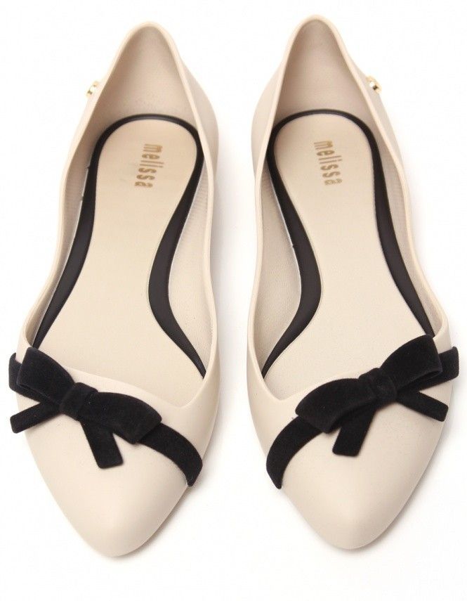 Melissa Ivory Trippy Flat Shoes…dress up or down, but soooo elegant and classic!!!!