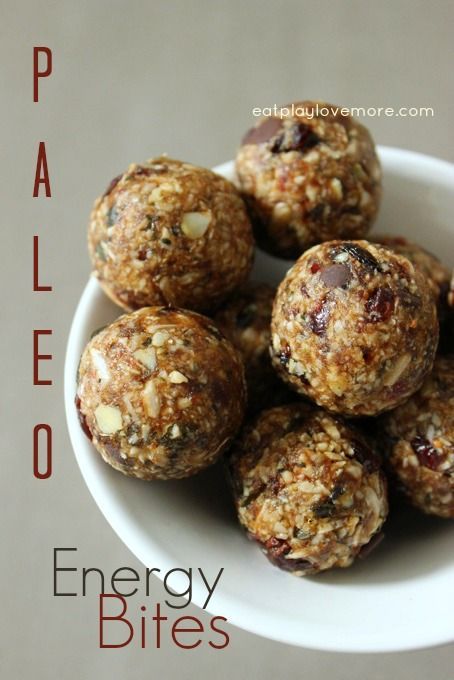 Nutrient rich seeds, coconut flakes, and dates make up the base of this delicious paleo energy bite, and the dried cranberries and