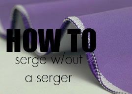 Really easy way to serge without a serger. Good gracious! I have thought about doing this a hundred times but didn’t think it