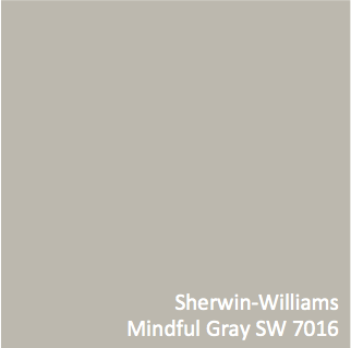 Sherwin-Williams Mindful Gray SW 7016 #ColorPizazz. I think this will be my exterior color of my farmhouse.