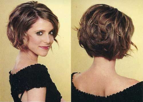Short Stacked Bob Hairstyles for Thick hair
