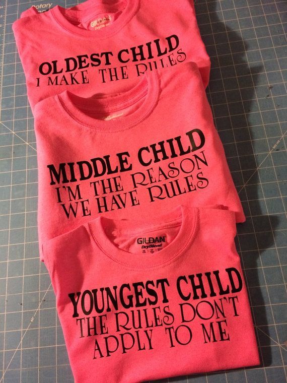 Sibling shirts on the Rules by MosaicRainbow on Etsy