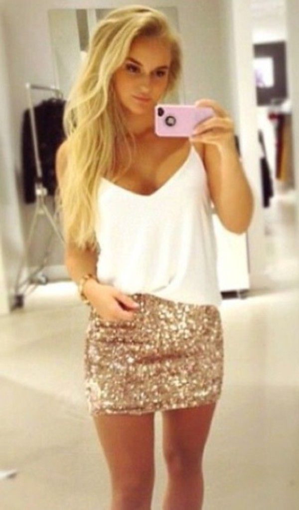 Skirt: sparkly dressy fancy night out clubwear