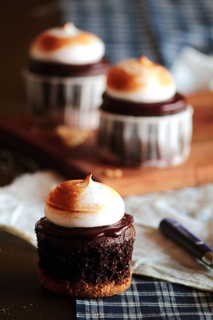 smores cupcakes (good and easy because you can use store bought cake mix, need to make 1.5x ganache, and .75x whipped topping)