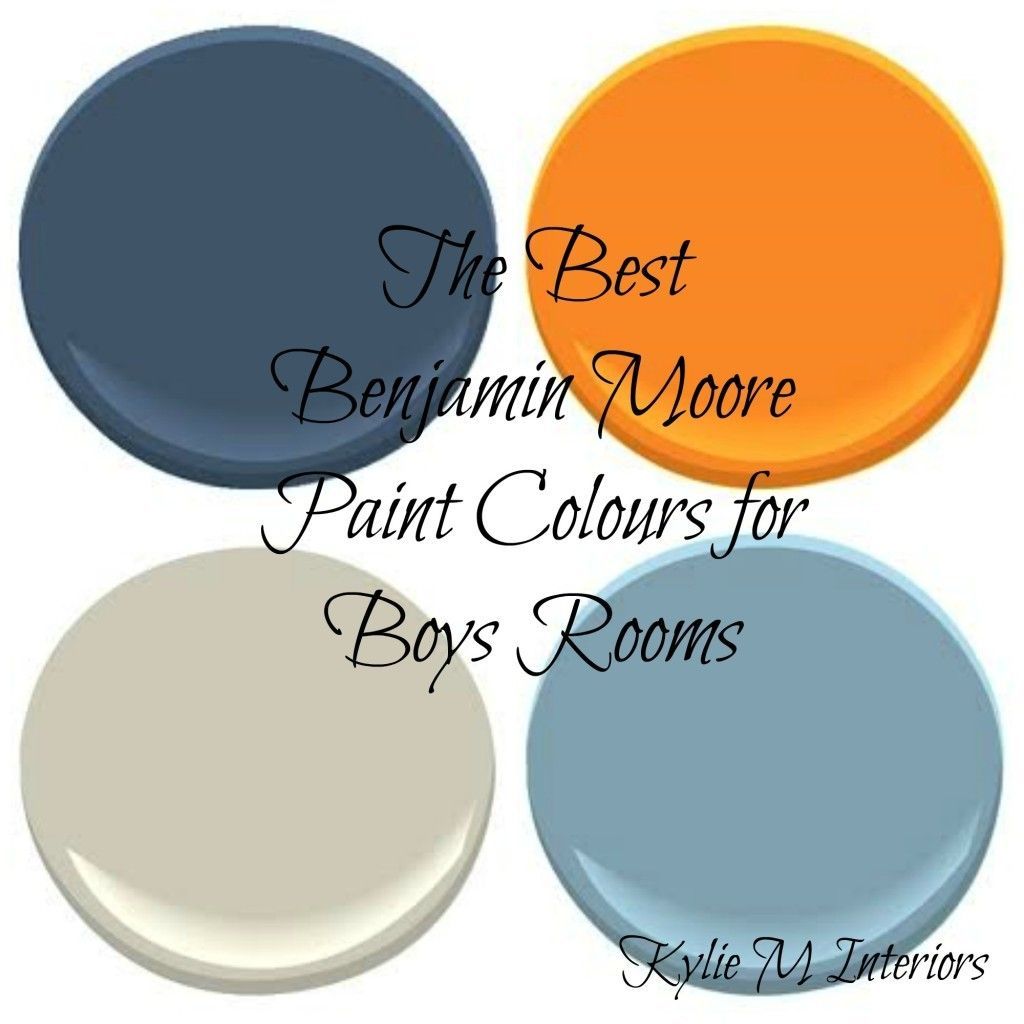 The Best Benjamin Moore Paint Colours for Boys Rooms – Kylie M Interiors