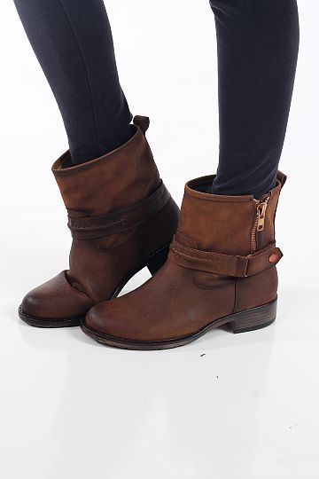 The Kerri Boot, Tan $49.00  These ankle boots are right on trend and they look super expensive! We love the zipper detailing and