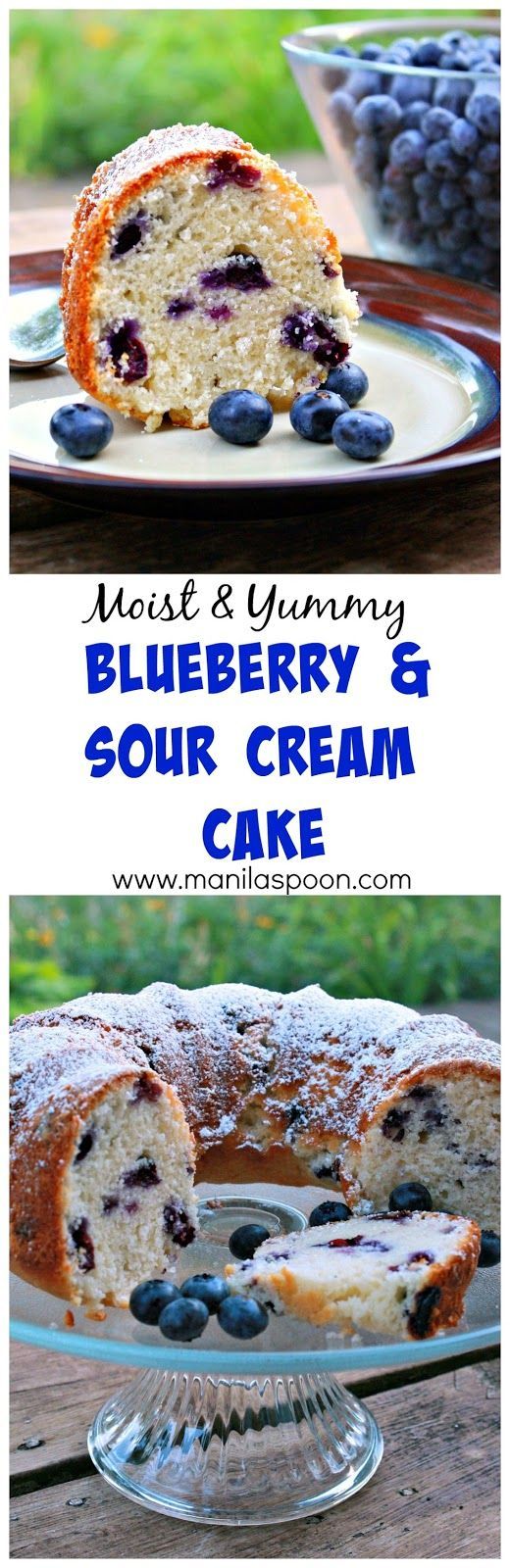 This Blueberry Sour Cream Cake tastes as yummy as it looks! Many have made this cake and are always happy with the result. Have it