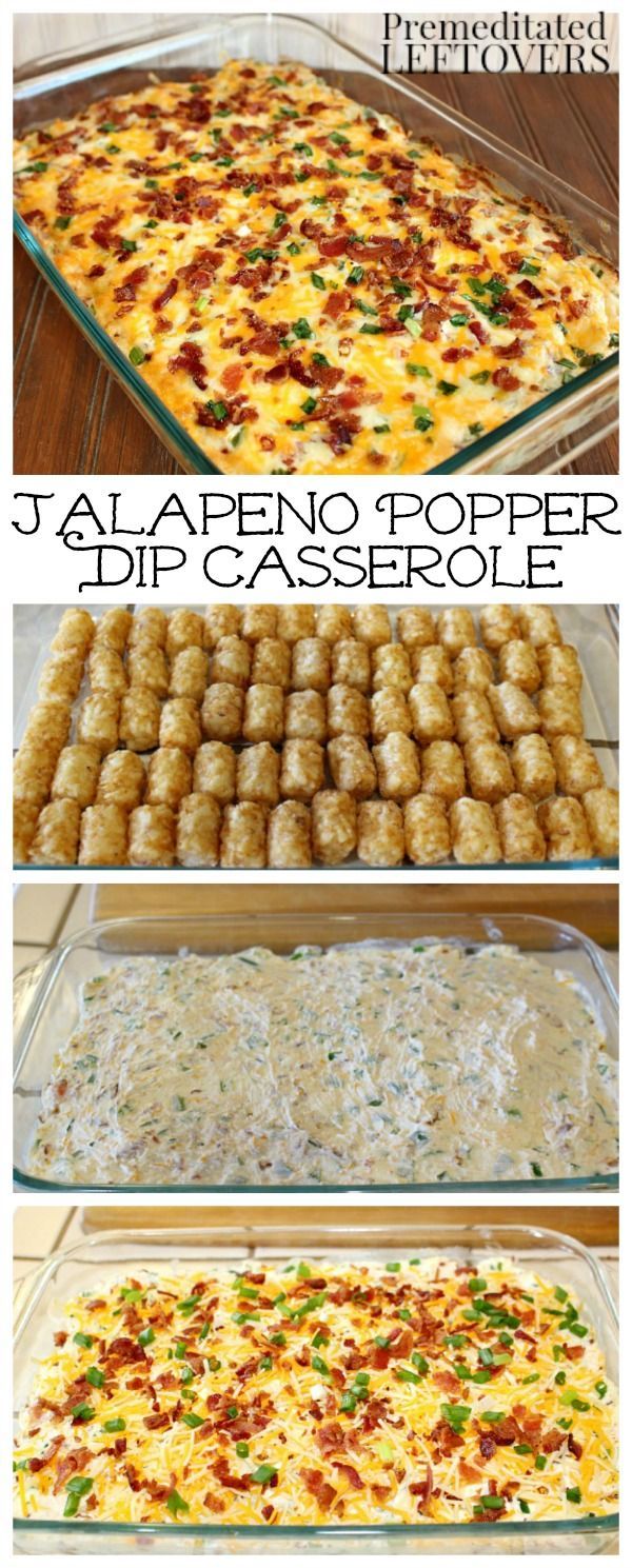 This easy Jalapeno Popper Dip Casserole recipe works as a hearty appetizer or unique side dish.