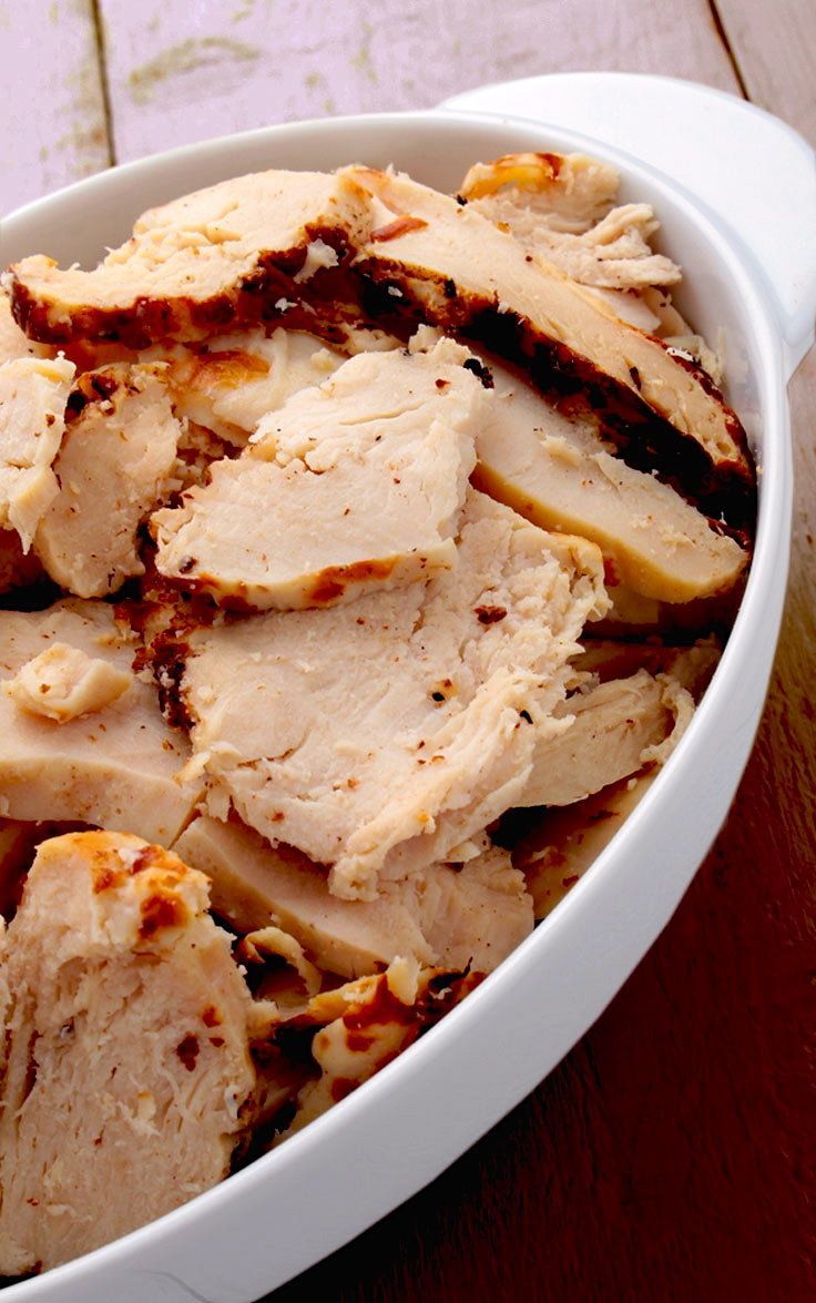 This Slow Cooker Everything Chicken is simple and goes with everything!