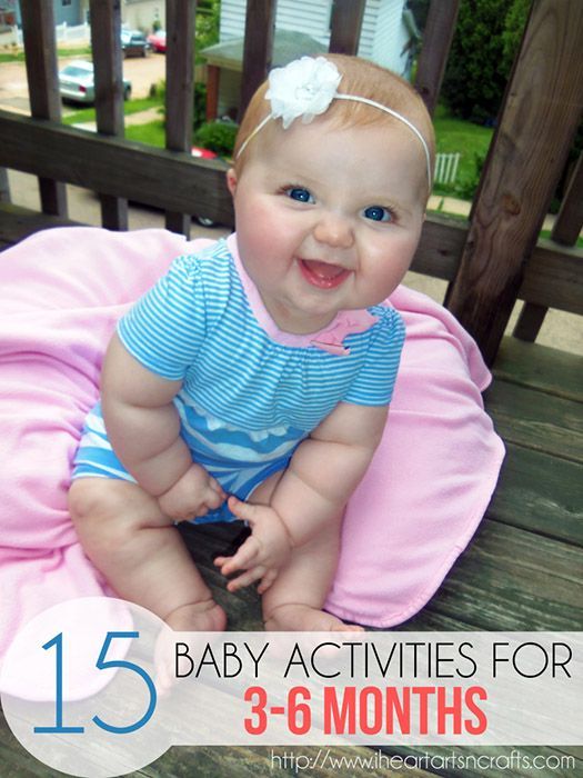 Top 15 baby activities for 3-6 months that promote your babies physical, cognitive, and language development!