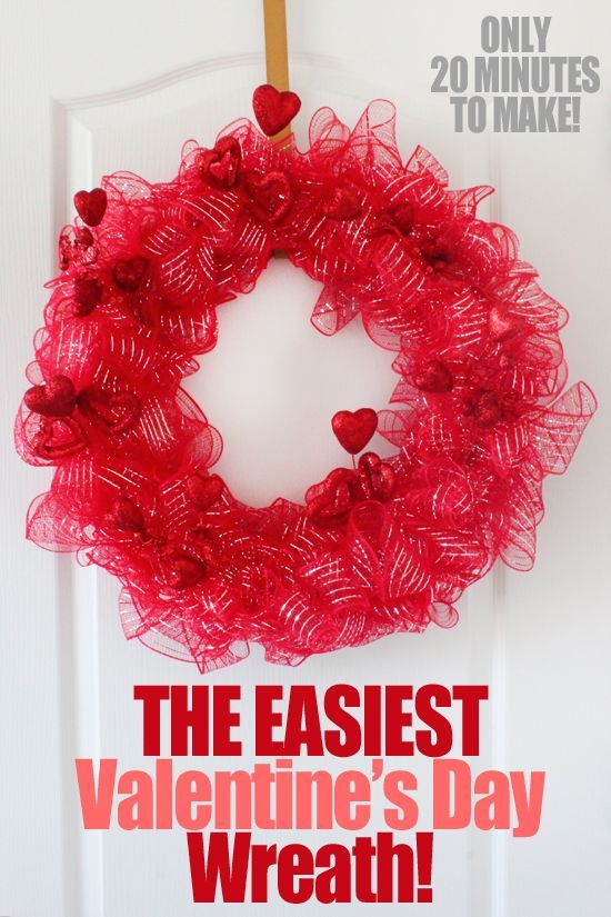 Valentine’s Day Wreath (20 Minute Project)