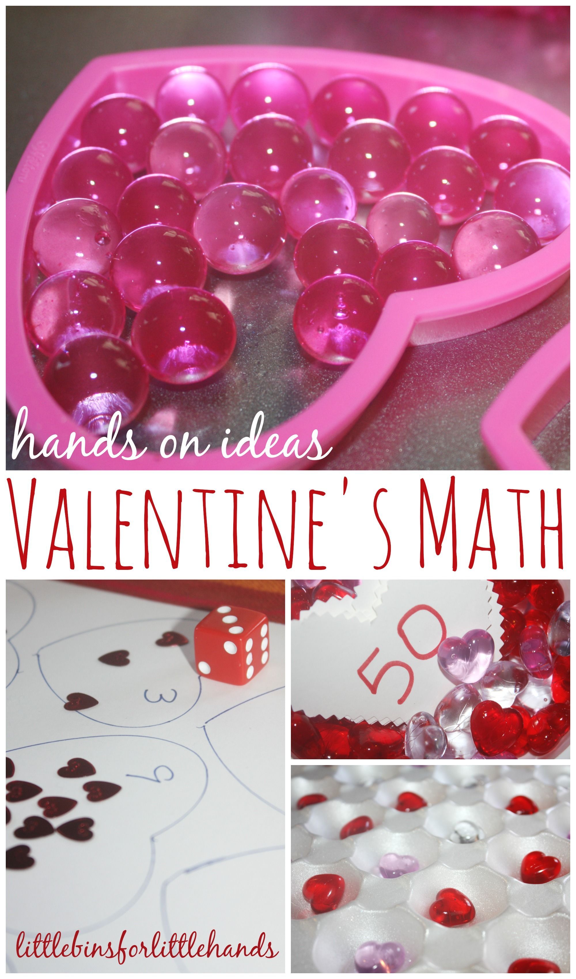 Valentines Early Learning Math Activities