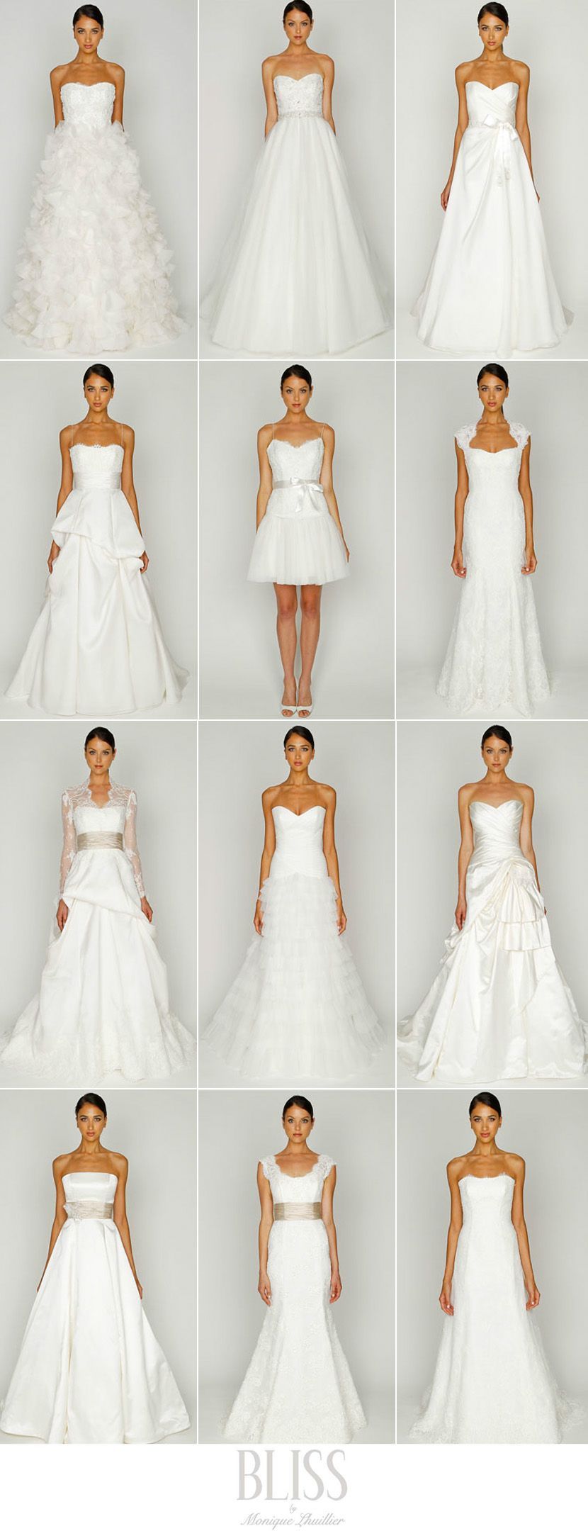 wedding dress shapes – good guide to look at before you go hunting for your wedding dress