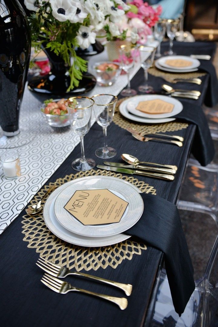 wedding reception table decor idea; photo:  Jessica Schmitt Photography