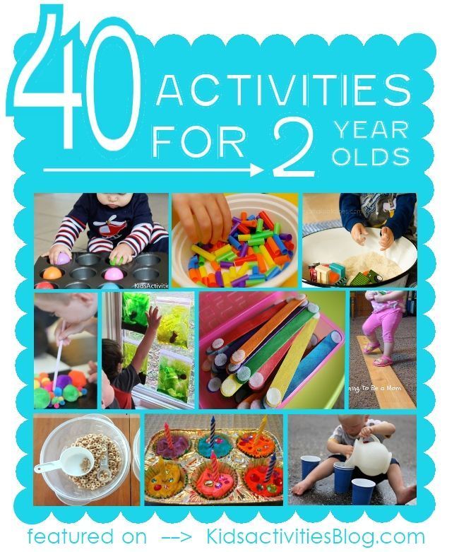 40 Activities for Two Year Olds