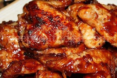 A tasty oven barbecue chicken wing, seasoned generously with both Cavender’s Greek seasoning and Cajun seasoning, then finished