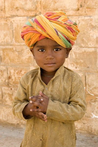 A young boy in Jaipur, India