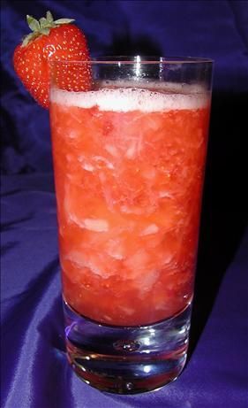 Adult Strawberry Pineapple Punch Cocktail. A yummy, refreshing summertime cocktail. The fresh fruit makes it to die for. (It would
