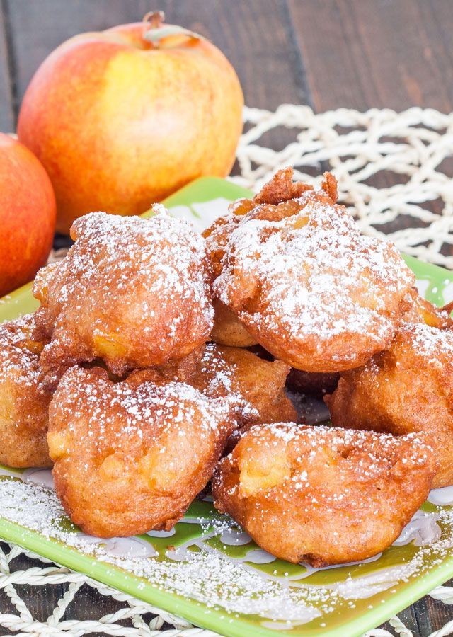 Apple Fritters – these golden deep fried apple fritters are simple and delicious, perfect for when you have a sweet tooth.