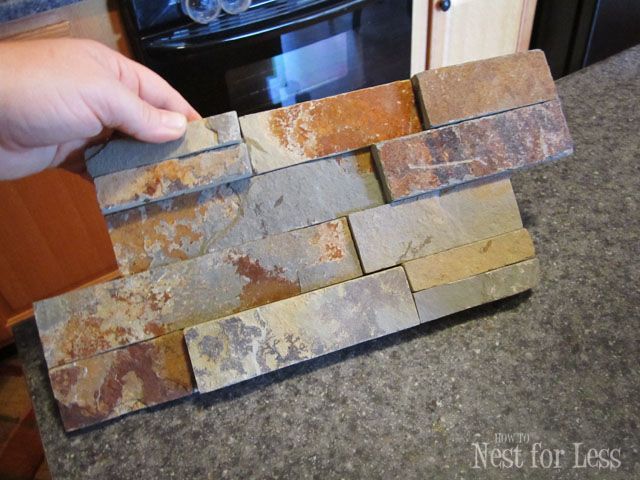 Backsplash from Lowes, $25 a box…love this stuff!  I’ve been looking at this for my next project.