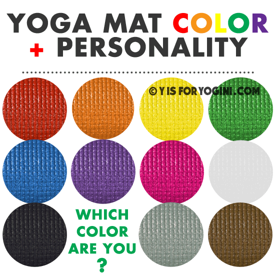 best color yoga mat for your personality! color meanings + poses + chakras + more. find out your color! :)