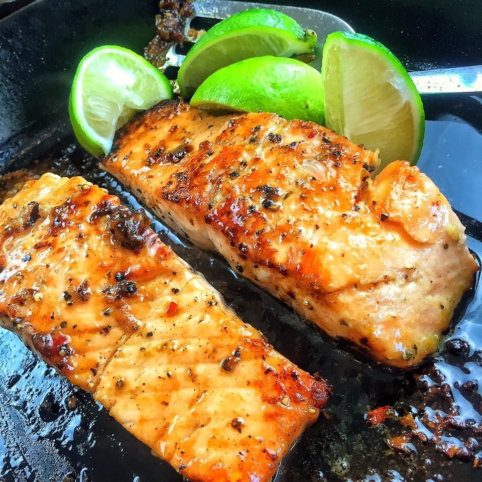 Brown Sugar & Mustard Glazed Salmon | Darius Cooks! | Food is my life. Life is my food!