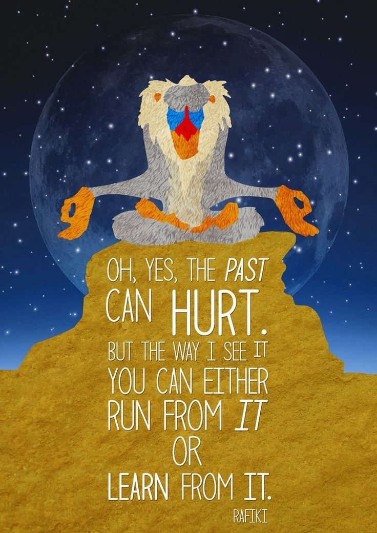 Can I just say that Rafiki is probably my favorite Disney character of all time. He is literally crazy but the wisest out of