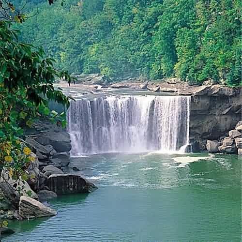 Cumberland Falls, Corbin, Kentucky. I grew up in this area and have many fond memories of the falls & going to see the moonbow.