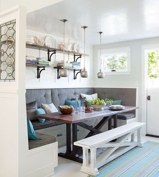 DIY-ify: Kitchen nook DIY banquette seating | BHG Style Spotters